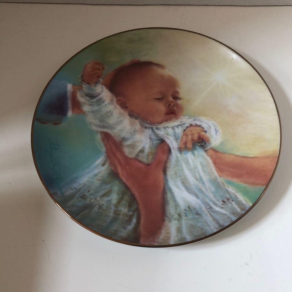 ⭐️Host Pick⭐️  - Vintage - The Christening plate